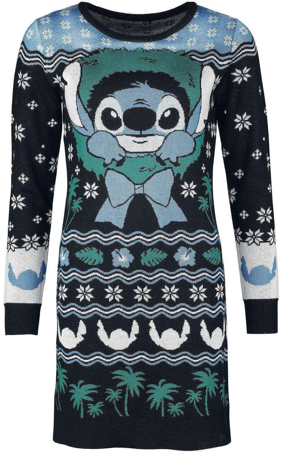 EMP "Stitch" Mittellanges Kleid multicolor von Lilo & Stitch