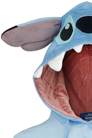 EMP "Stitch Novelty Cropped" Kapuzenpullover Blau Von Lilo & Stitch