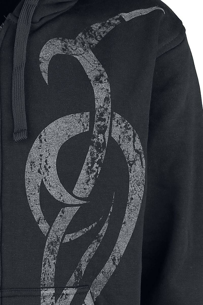 EMP "Stone Flames" Kapuzenjacke Schwarz Von Outer Vision