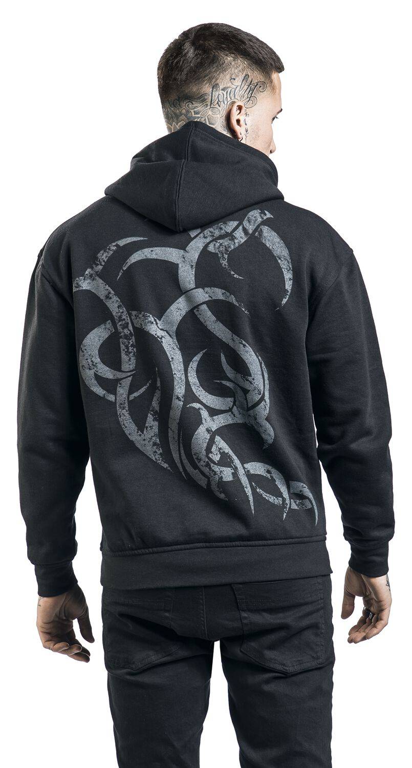 EMP "Stone Flames" Kapuzenjacke Schwarz Von Outer Vision