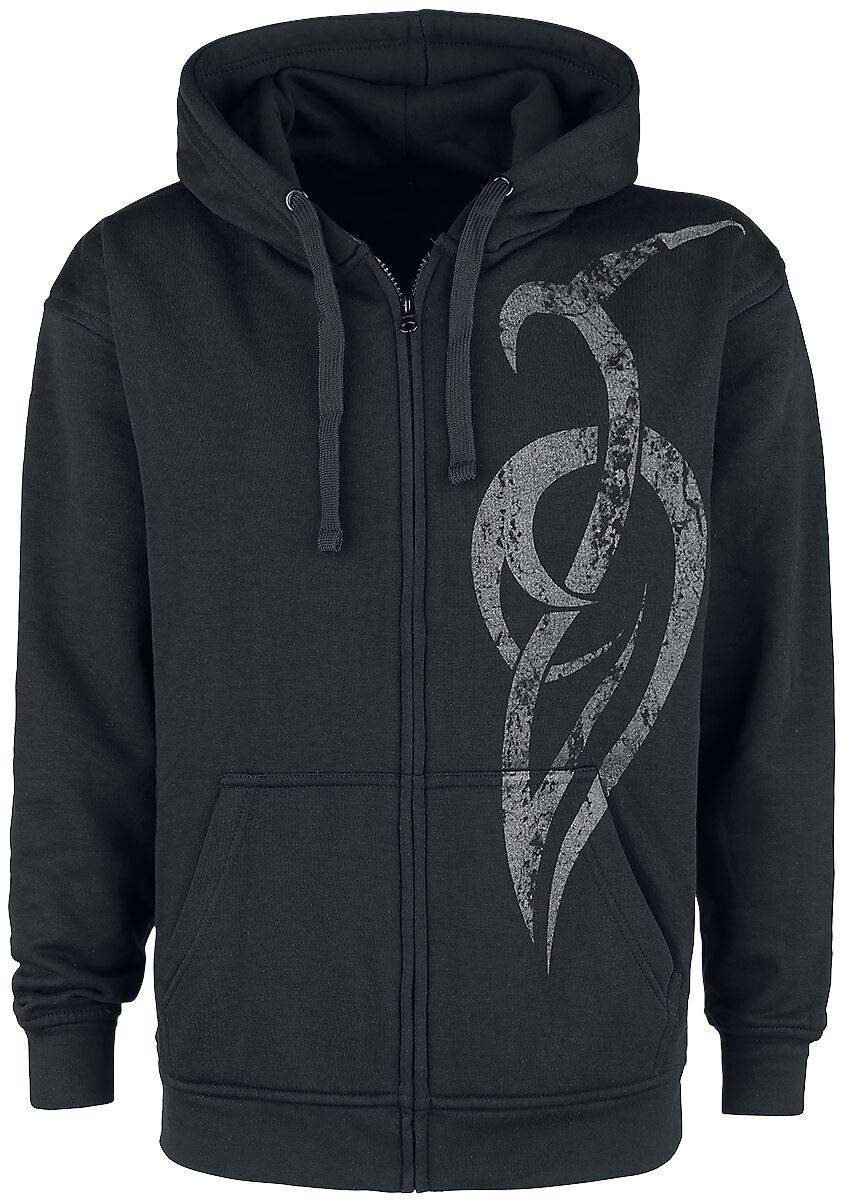 EMP "Stone Flames" Kapuzenjacke schwarz von Outer Vision