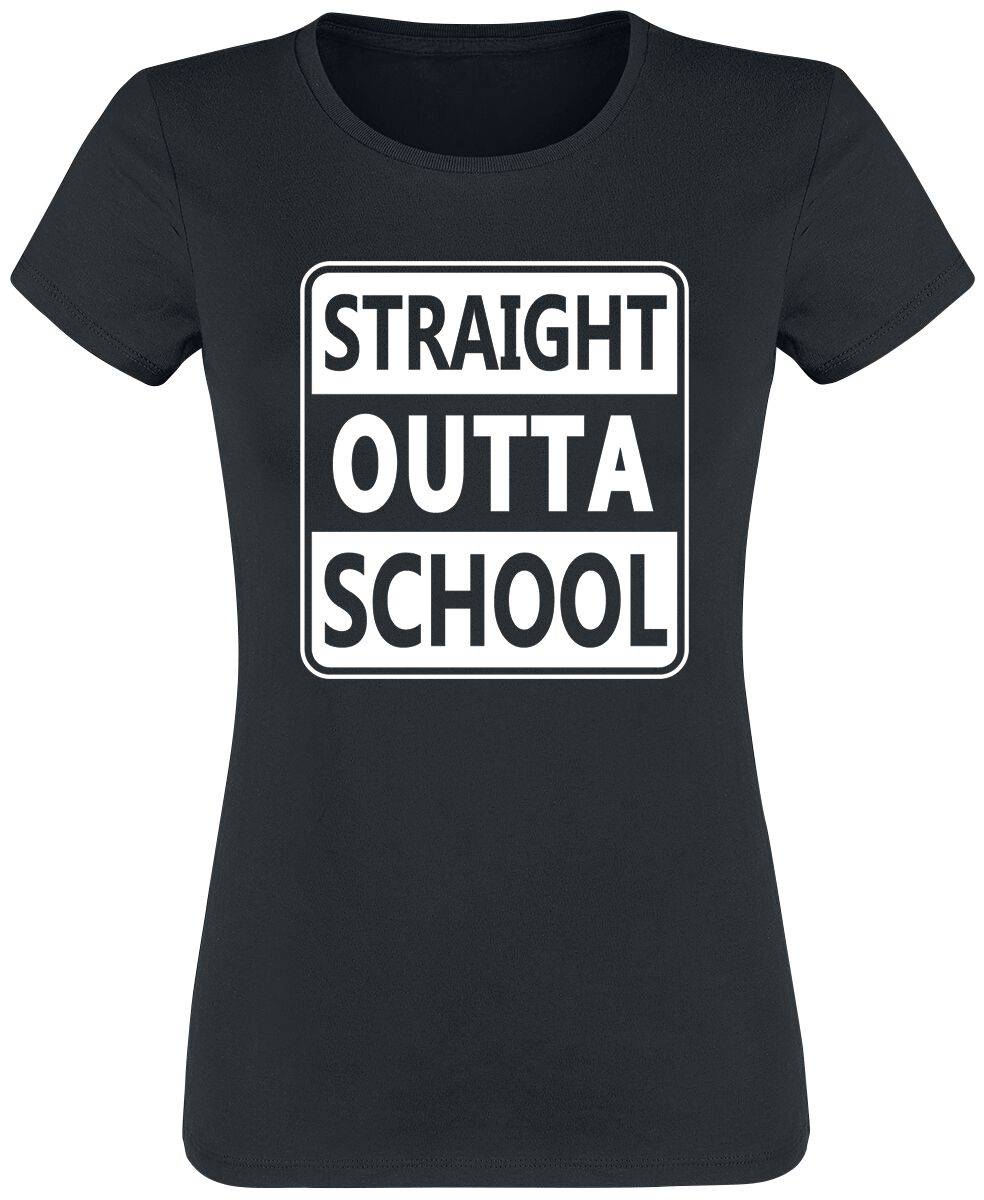 EMP "Straight outta school" T-Shirt schwarz von Sprüche