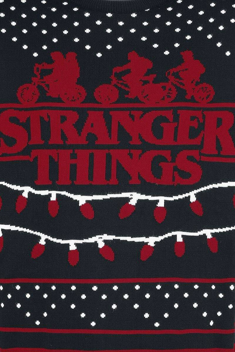 EMP "Stranger X-Mas" Weihnachtspullover Multicolor Von Stranger Things