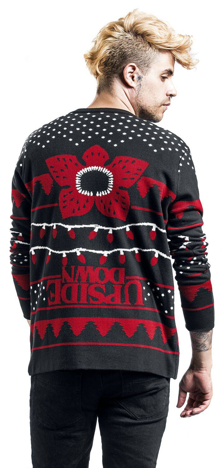EMP "Stranger X-Mas" Weihnachtspullover Multicolor Von Stranger Things