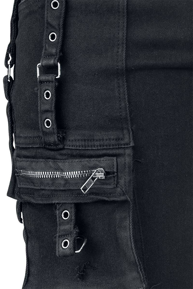 EMP "Strap Shorts" Short Schwarz Von Gothicana By EMP