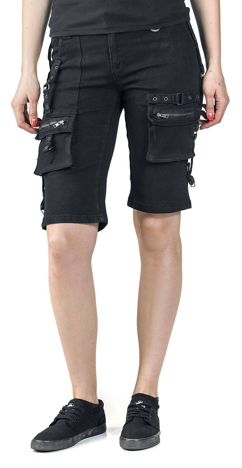 EMP "Strap Shorts" Short Schwarz Von Gothicana By EMP