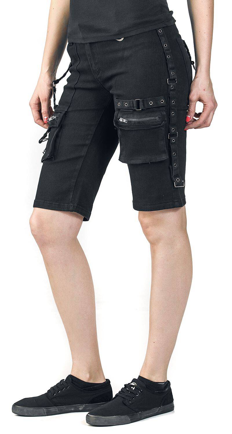 EMP "Strap Shorts" Short Schwarz Von Gothicana By EMP
