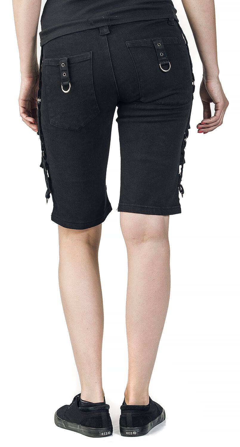 EMP "Strap Shorts" Short Schwarz Von Gothicana By EMP