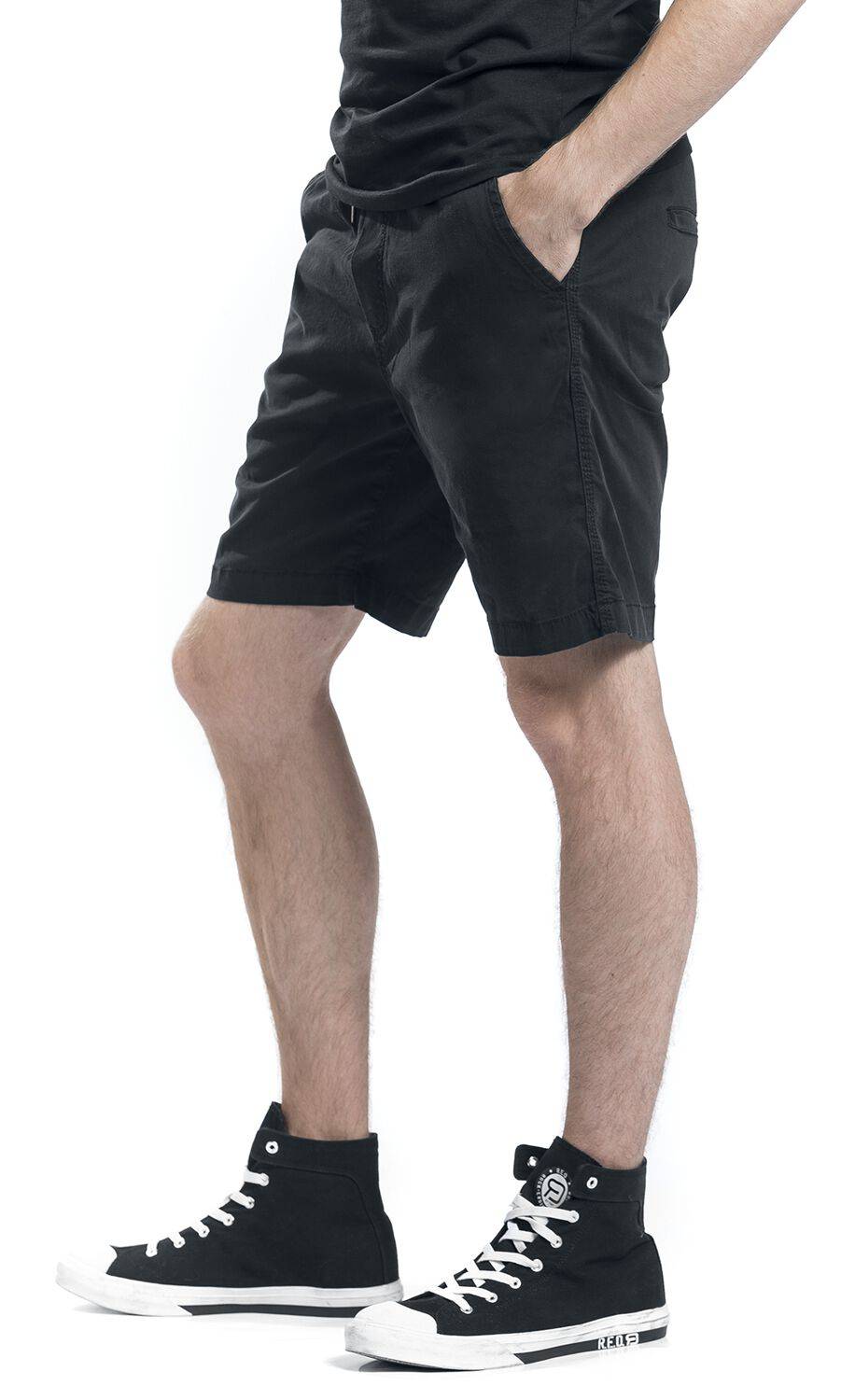 EMP "Stretch Twill Joggshorts" Short Schwarz Von Urban Classics