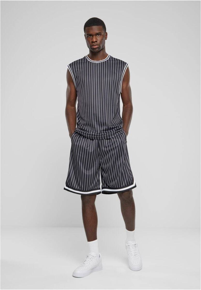 EMP "Striped Mesh Tanktop" Tank-Top Schwarz/weiß Von Urban Classics