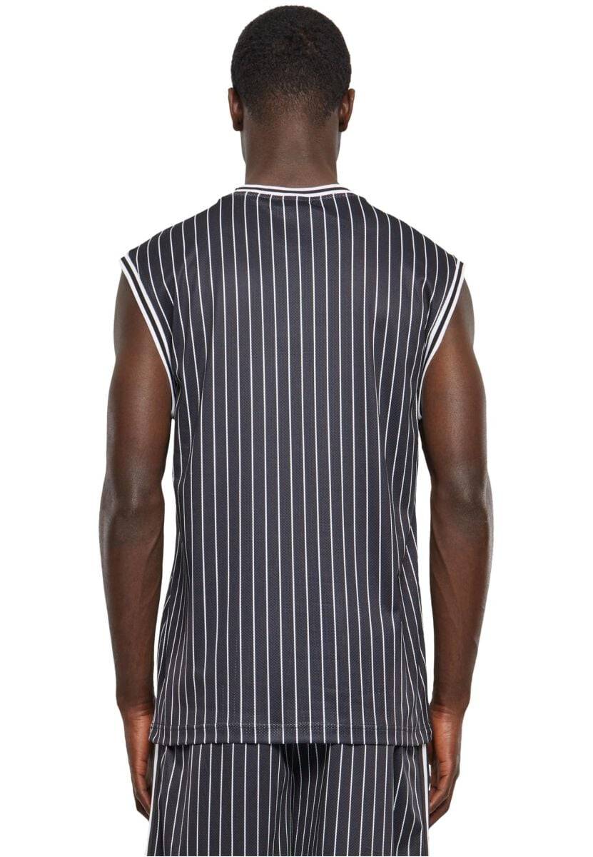 EMP "Striped Mesh Tanktop" Tank-Top Schwarz/weiß Von Urban Classics
