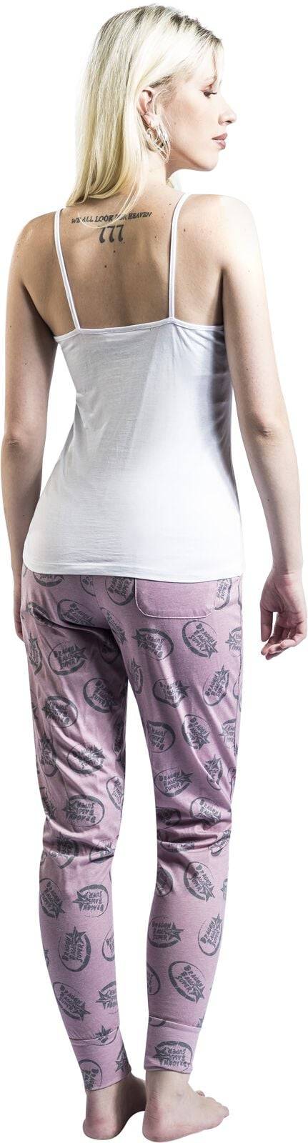 EMP "Super - Android Pair" Schlafanzug Weiß/rosa Von Dragon Ball