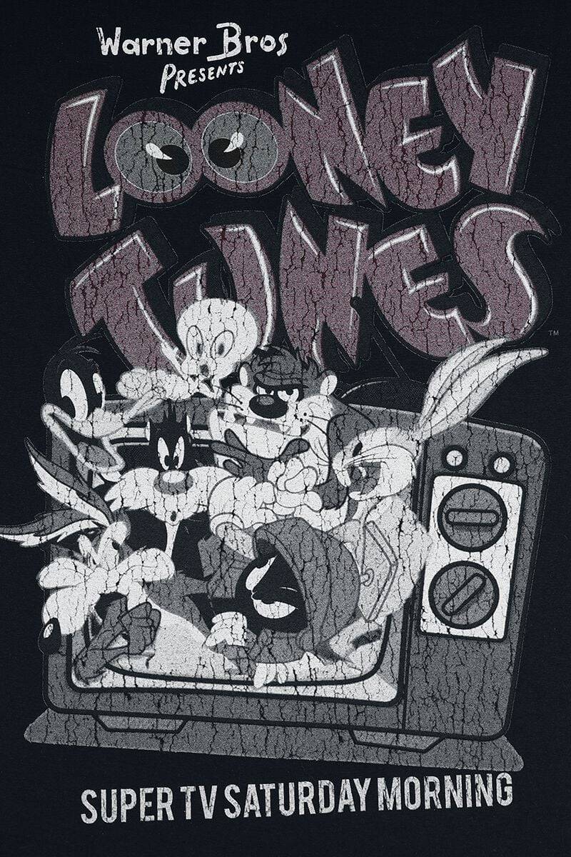 EMP "Super TV Saturday Morning" T-Shirt Schwarz Von Looney Tunes