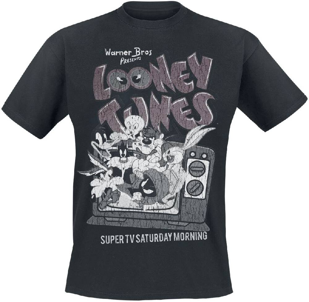 EMP "Super TV Saturday Morning" T-Shirt schwarz von Looney Tunes