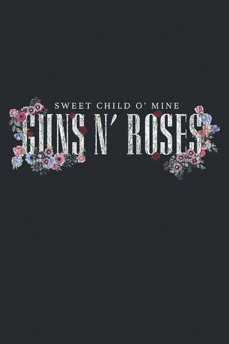 EMP "Sweet Child Flowers" Langarmshirt Schwarz Von Guns N' Roses