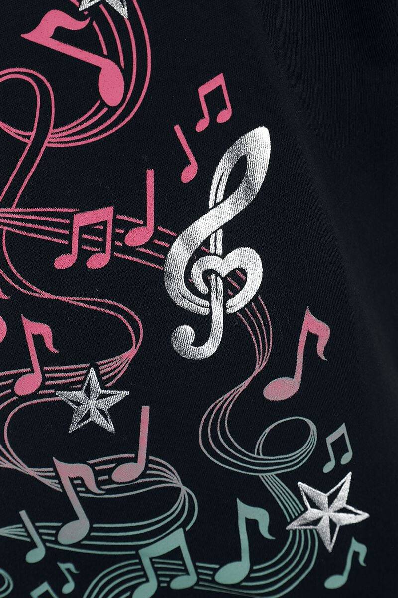 EMP T-Shirt Schwarz/pink/grün Von Full Volume By EMP