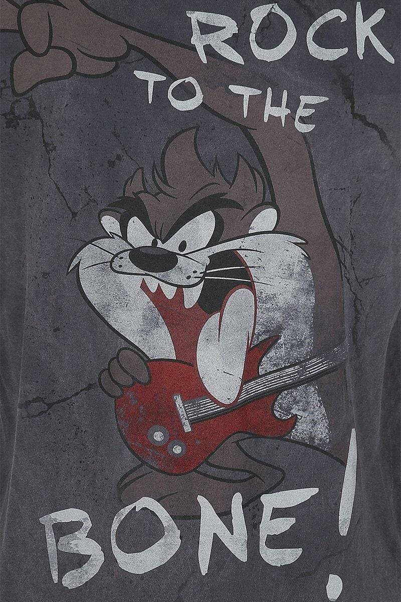 EMP "Tasmanian Devil - Rock To The Bone!" T-Shirt Grau Von Looney Tunes