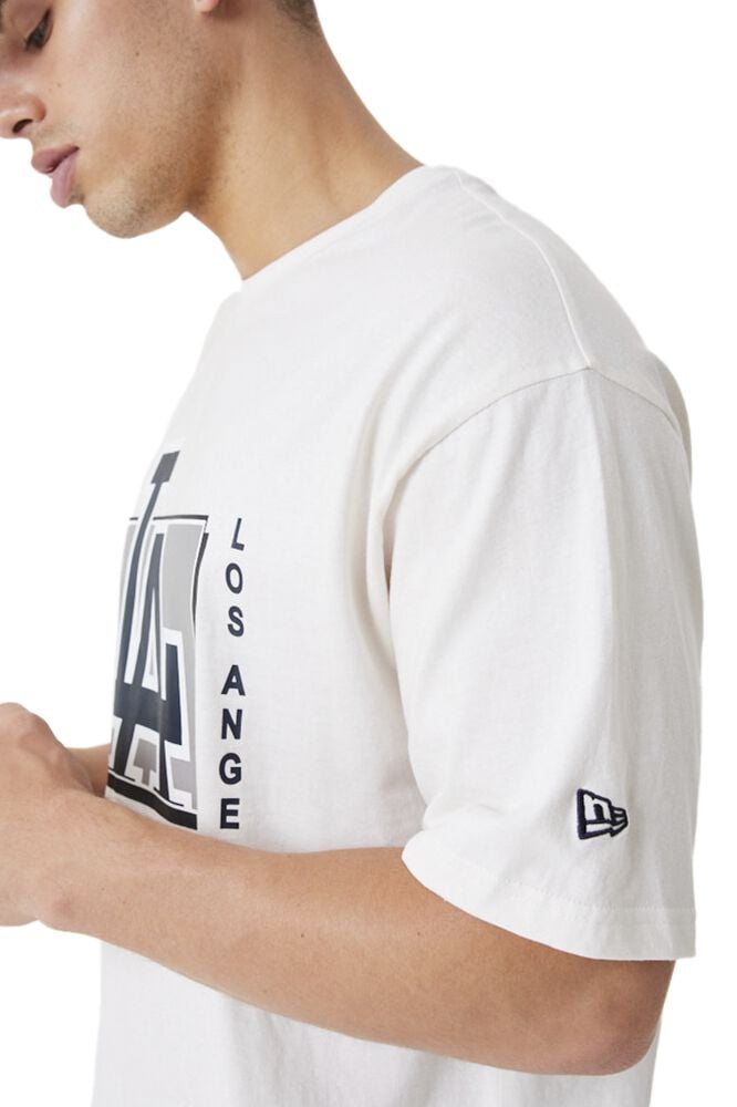 EMP "Team Wordmark Tee - LA Dodgers" T-Shirt Weiß Von New Era - MLB