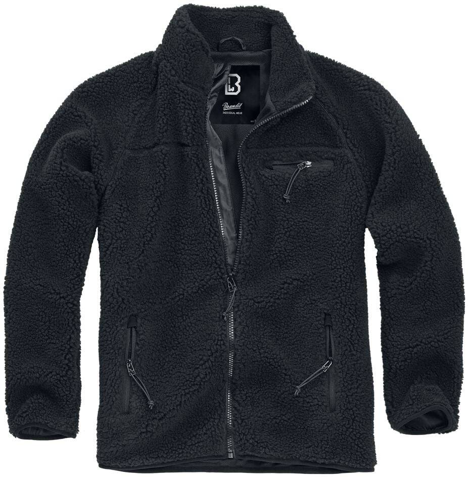 EMP "Teddy Fleece Jacke" Übergangsjacke schwarz von Brandit