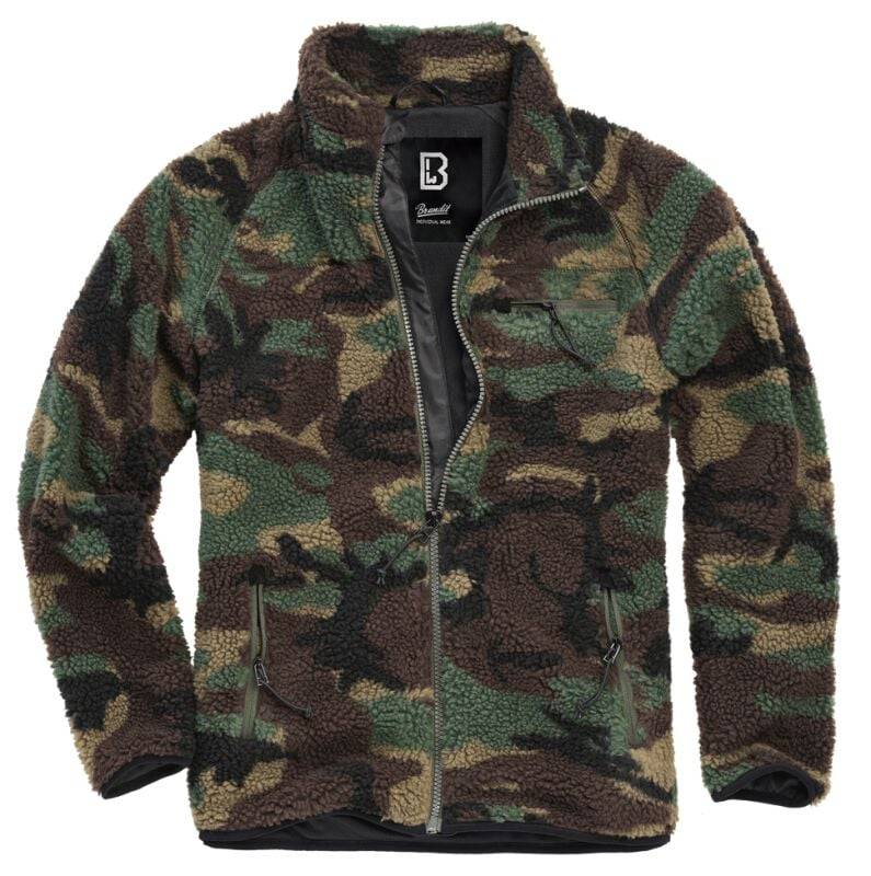 EMP "Teddy Fleece Jacke" Übergangsjacke woodland von Brandit