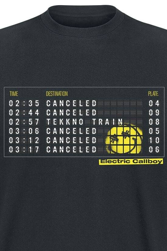EMP "Tekkno Train" T-Shirt Schwarz Von Electric Callboy