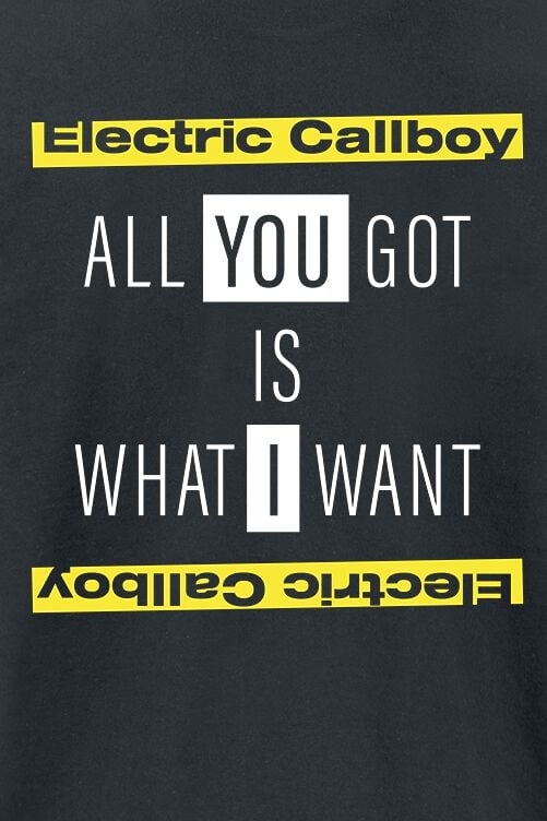 EMP "Tekkno Train" T-Shirt Schwarz Von Electric Callboy
