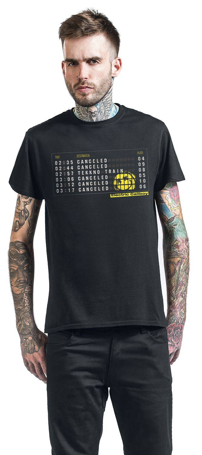 EMP "Tekkno Train" T-Shirt Schwarz Von Electric Callboy