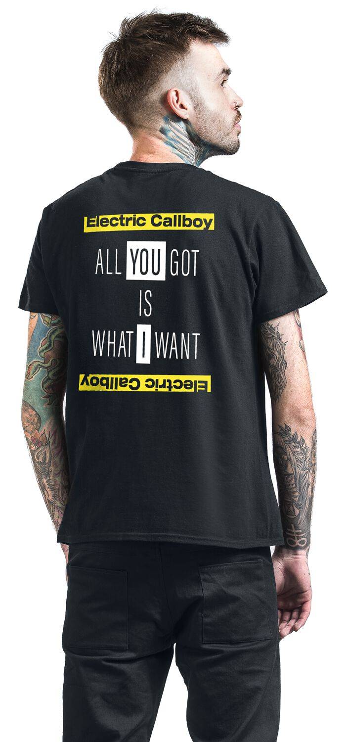 EMP "Tekkno Train" T-Shirt Schwarz Von Electric Callboy