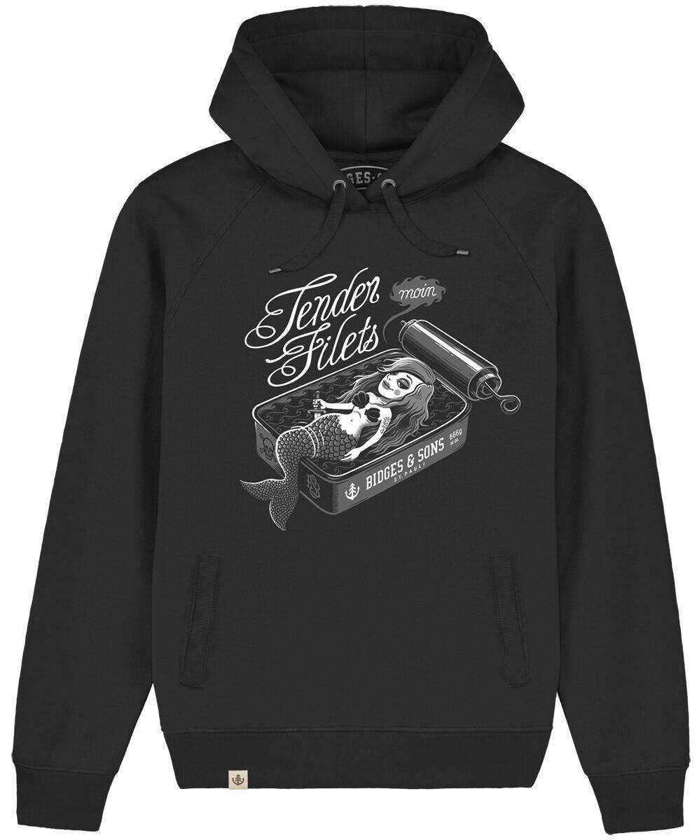 EMP "Tender Filets" Kapuzenpullover schwarz von Bidges and Sons