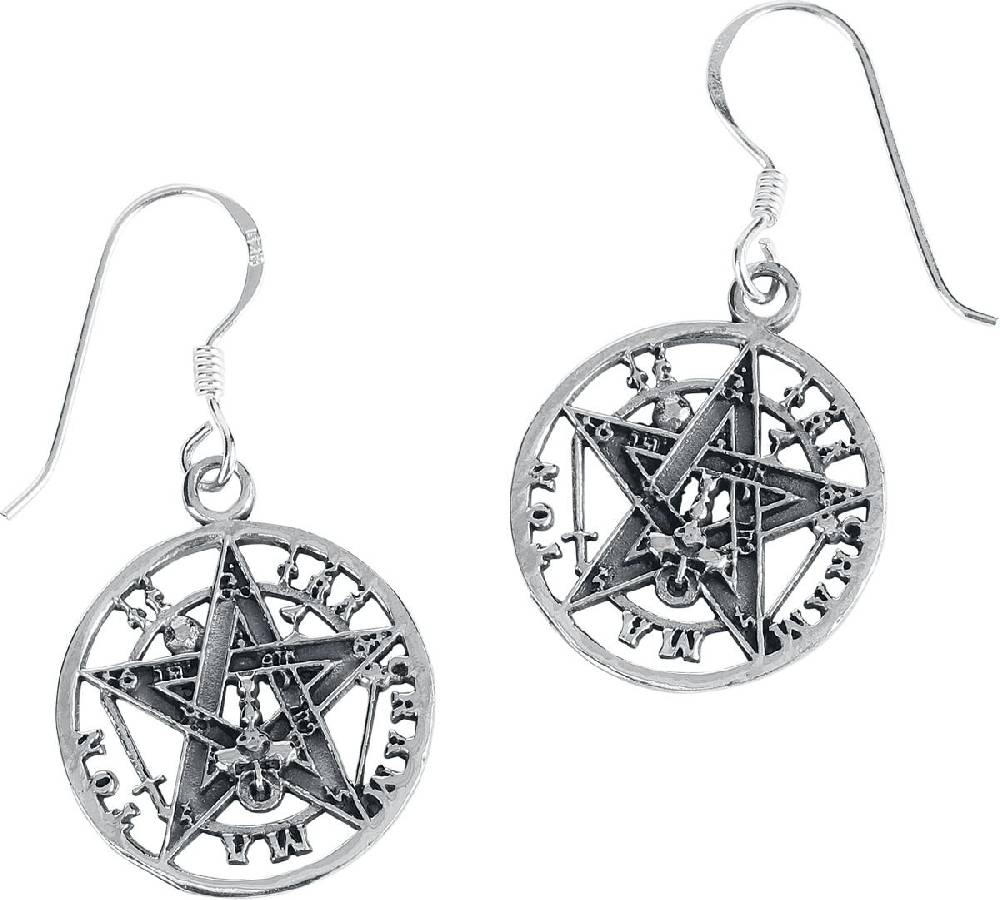 EMP "Tetragrammaton" Ohrhänger silberfarben von etNox magic and mystic