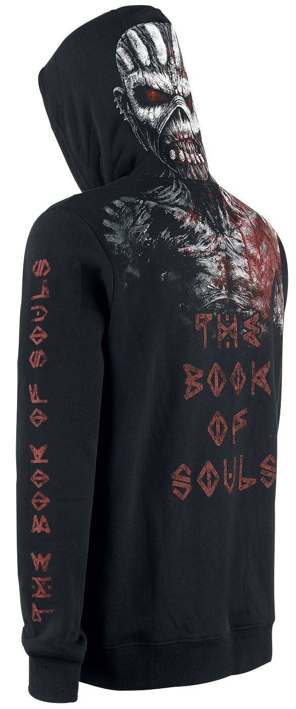 EMP "The Book Of Souls Eddie" Kapuzenpullover Schwarz Von Iron Maiden