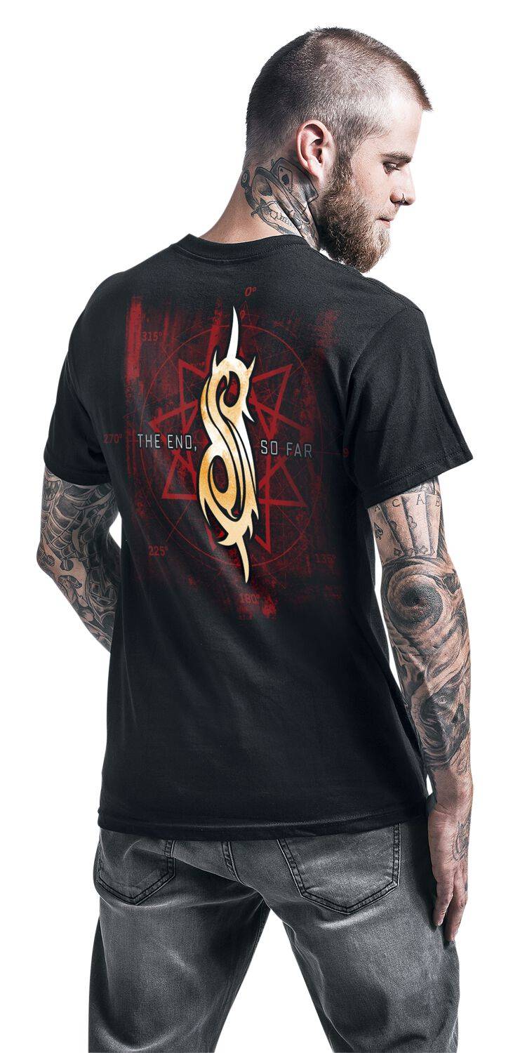 EMP "The End, So Far Group Squares" T-Shirt Schwarz Von Slipknot