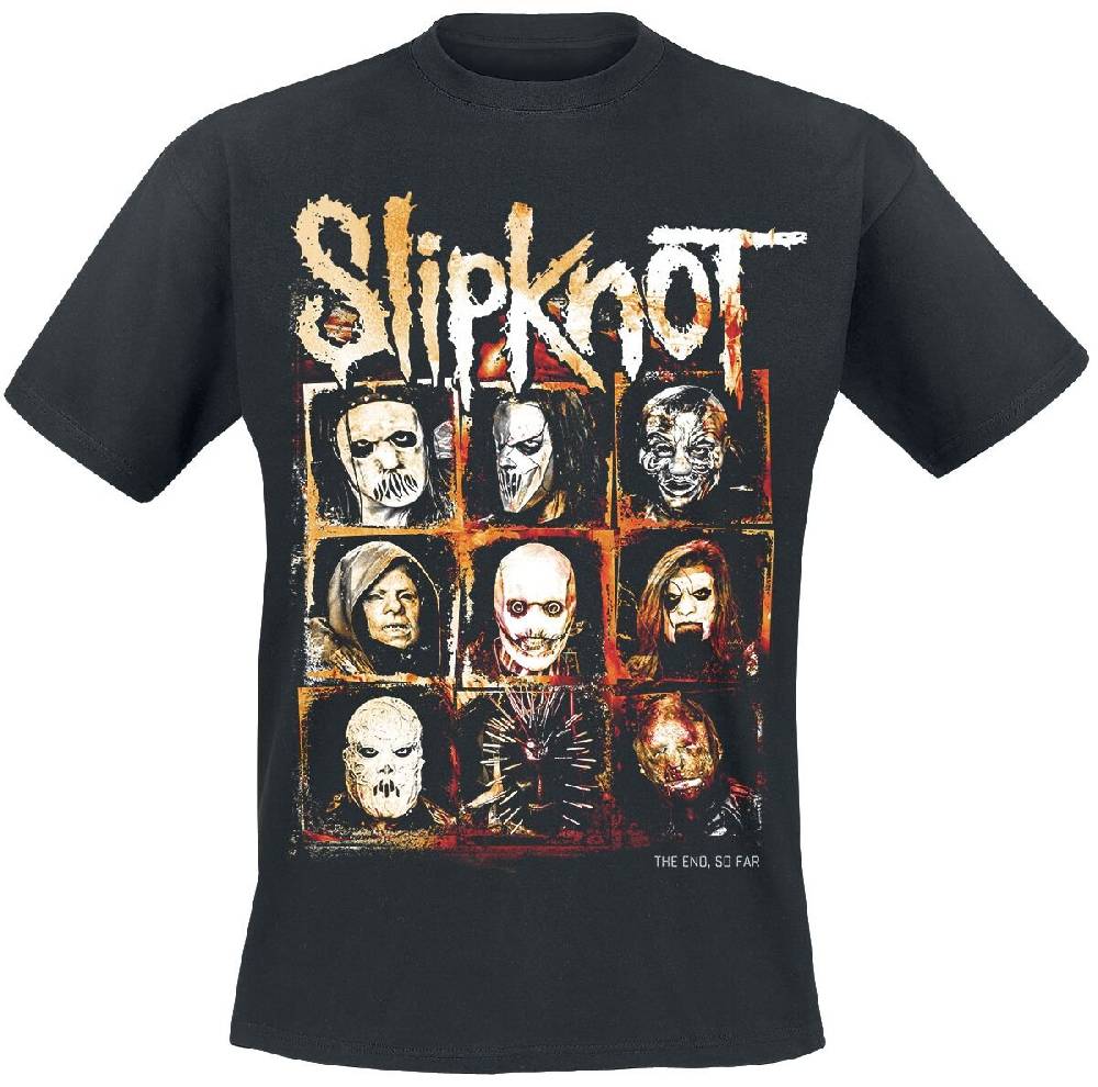 EMP "The End, So Far Group Squares" T-Shirt schwarz von Slipknot