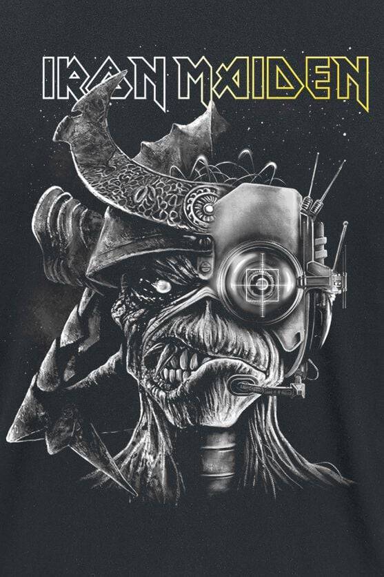 EMP "The Future Past Tour 2023" T-Shirt Schwarz Von Iron Maiden