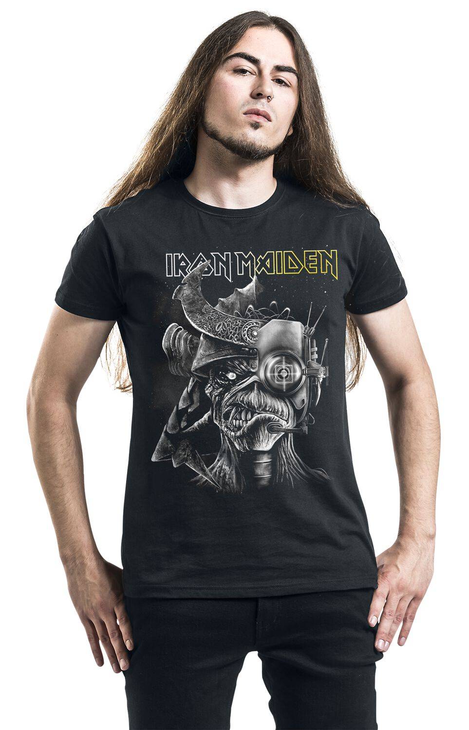 EMP "The Future Past Tour 2023" T-Shirt Schwarz Von Iron Maiden