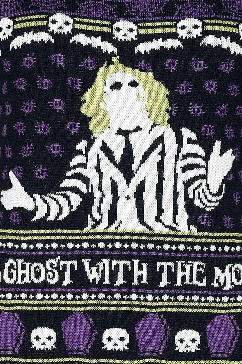 EMP "The Ghost With The Most" Mittellanges Kleid Multicolor Von Beetlejuice