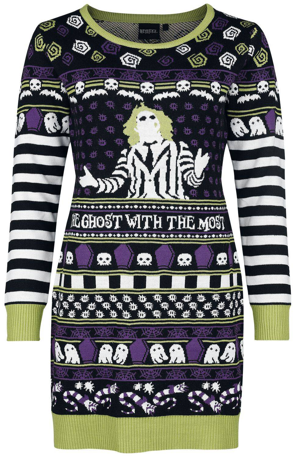EMP "The Ghost With The Most" Mittellanges Kleid multicolor von Beetlejuice