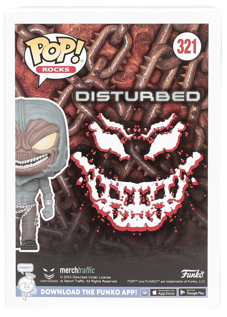 EMP "The Guy - Rocks! Vinyl Figur 321" Funko Pop! Von Disturbed
