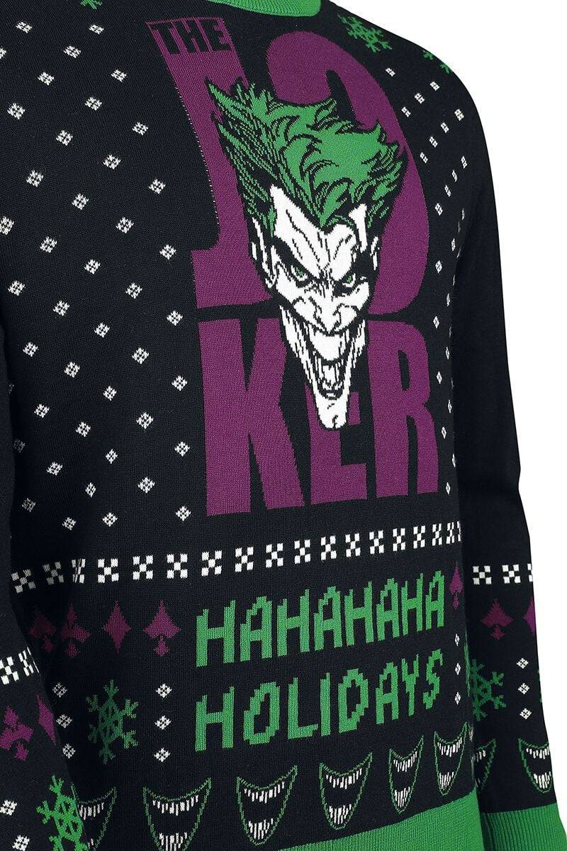 EMP "The Joker - Ha Ha Ha Ha Holidays" Weihnachtspullover Multicolor Von Batman