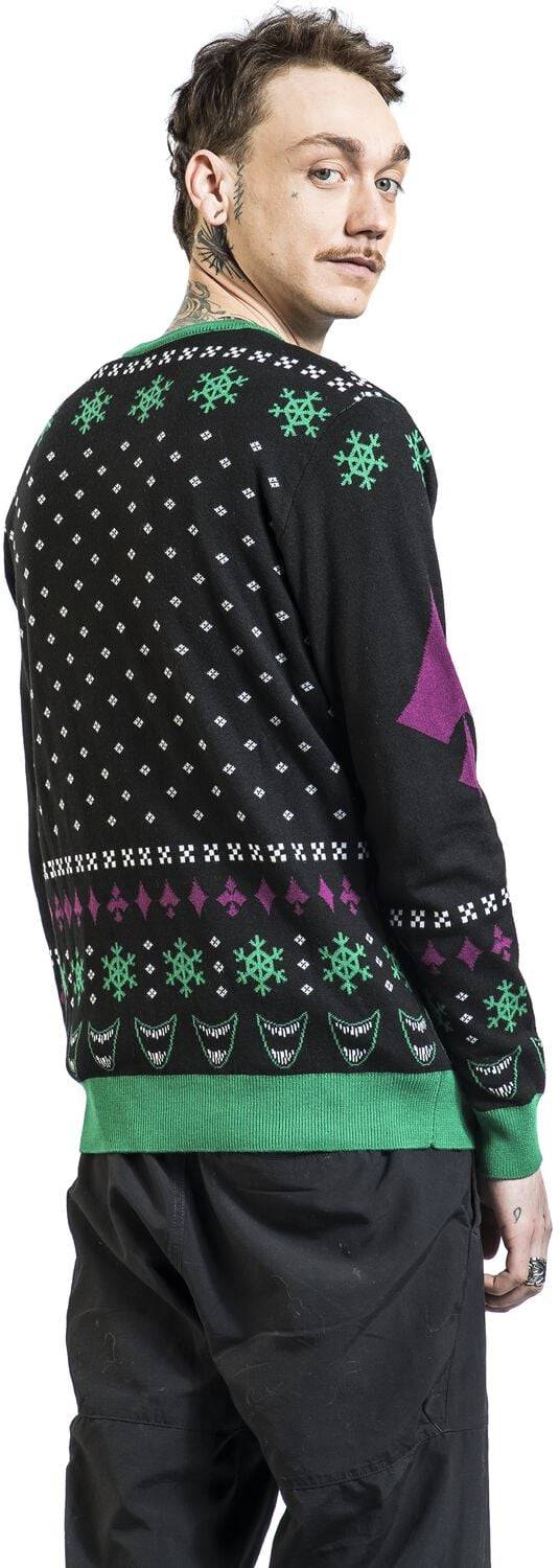 EMP "The Joker - Ha Ha Ha Ha Holidays" Weihnachtspullover Multicolor Von Batman