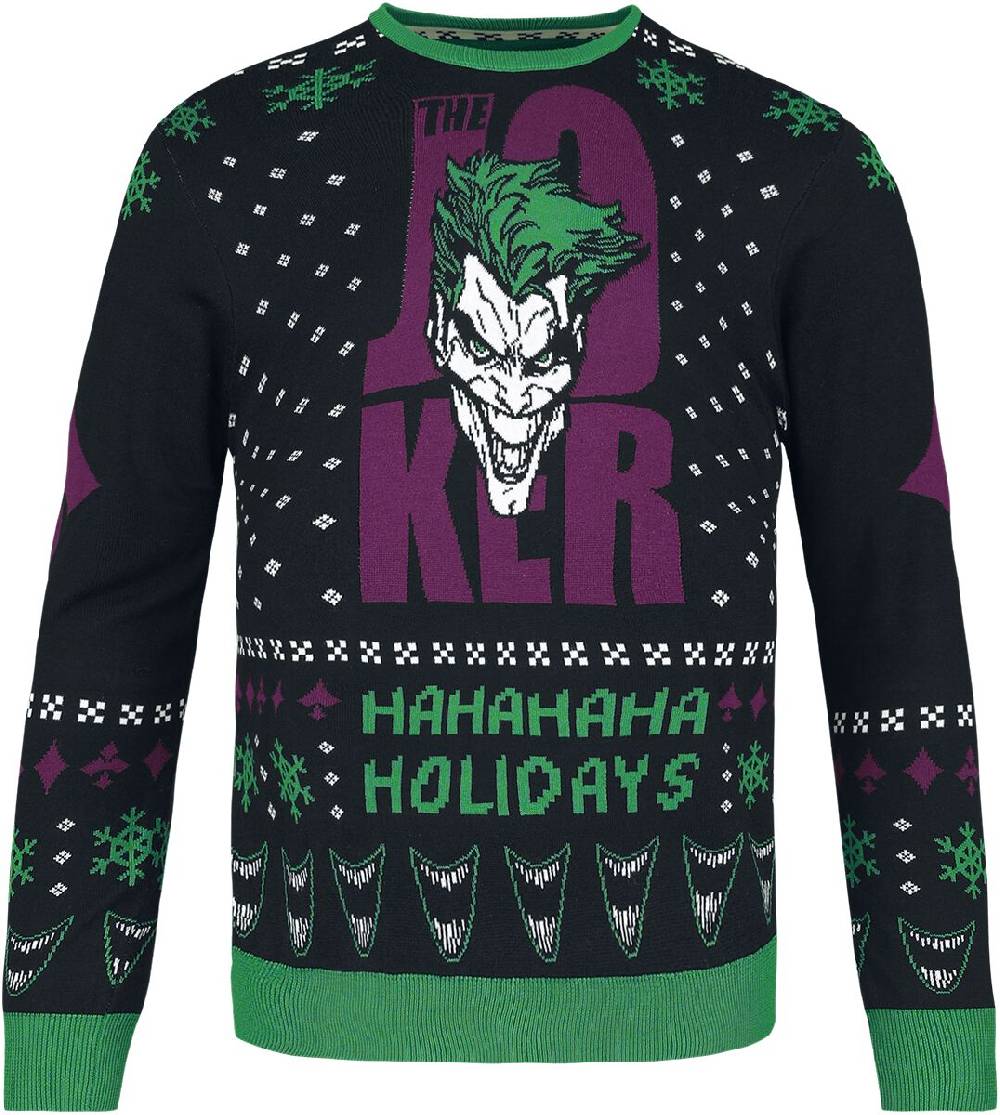 EMP "The Joker - Ha Ha Ha Ha Holidays" Weihnachtspullover multicolor von Batman