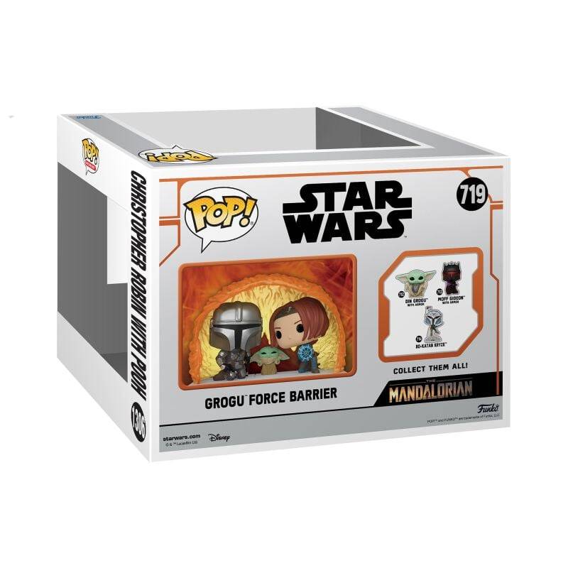 EMP "The Mandalorian - Grogu Force Barrrier (Pop! Moment) Vinyl Figur 719" Funko Pop! Multicolor Von Star Wars