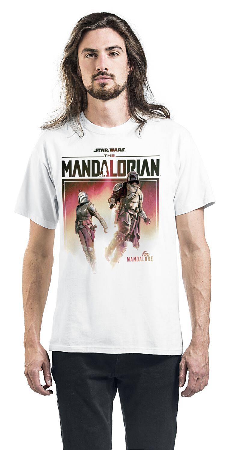 EMP "The Mandalorian - Season 3 - For Mandalore" T-Shirt Weiß Von Star Wars