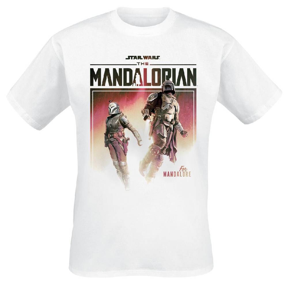 EMP "The Mandalorian - Season 3 - For Mandalore" T-Shirt weiß von Star Wars