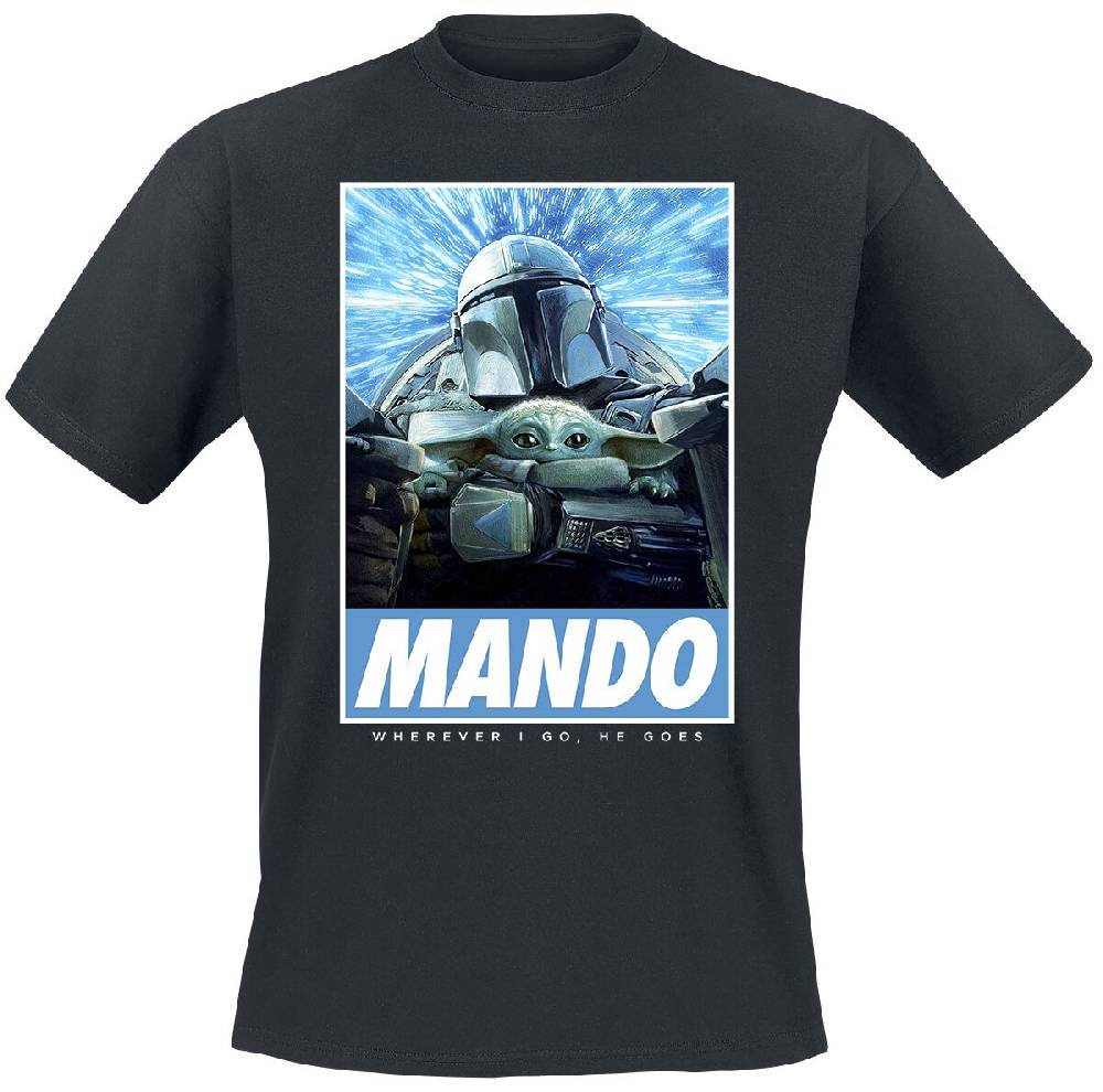 EMP "The Mandalorian - Season 3 - Wherever I Go" T-Shirt schwarz von Star Wars