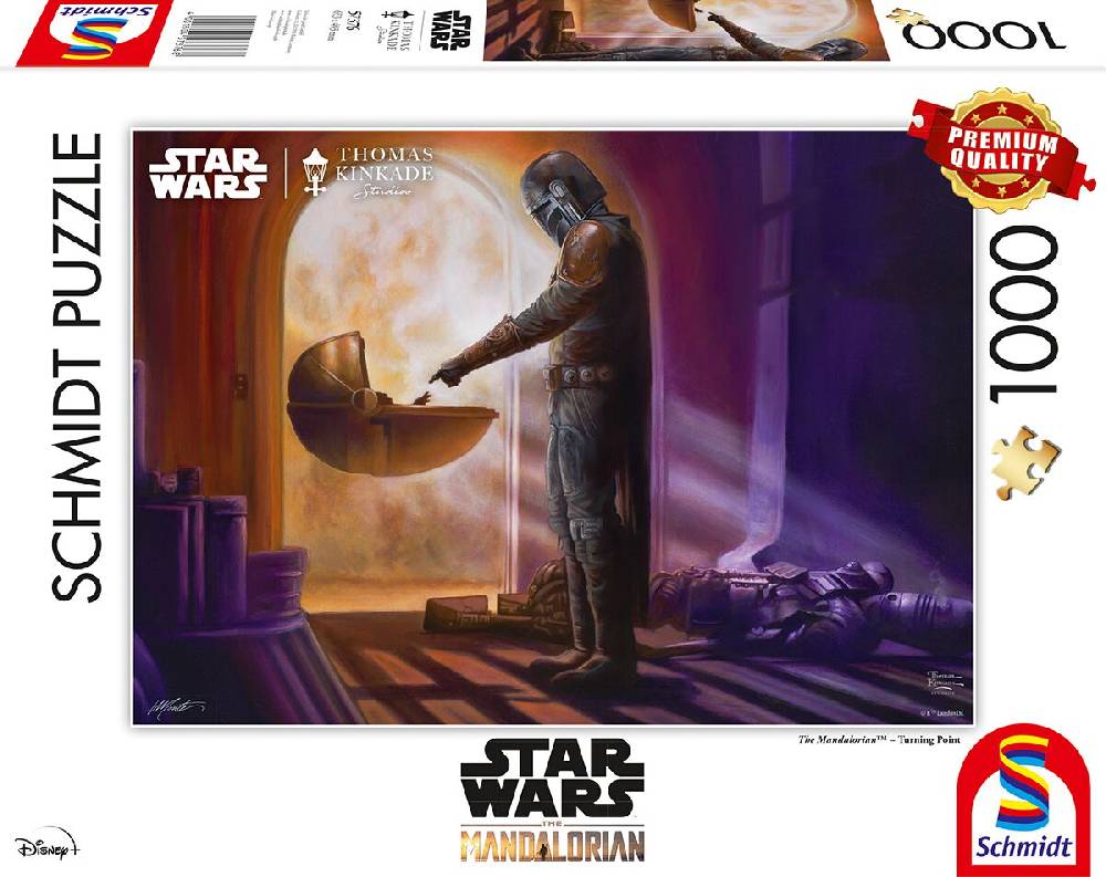 EMP "The Mandalorian - Thomas Kinkade Studios - Disney Dreams Collection - Turning Point" Puzzle multicolor von Star Wars