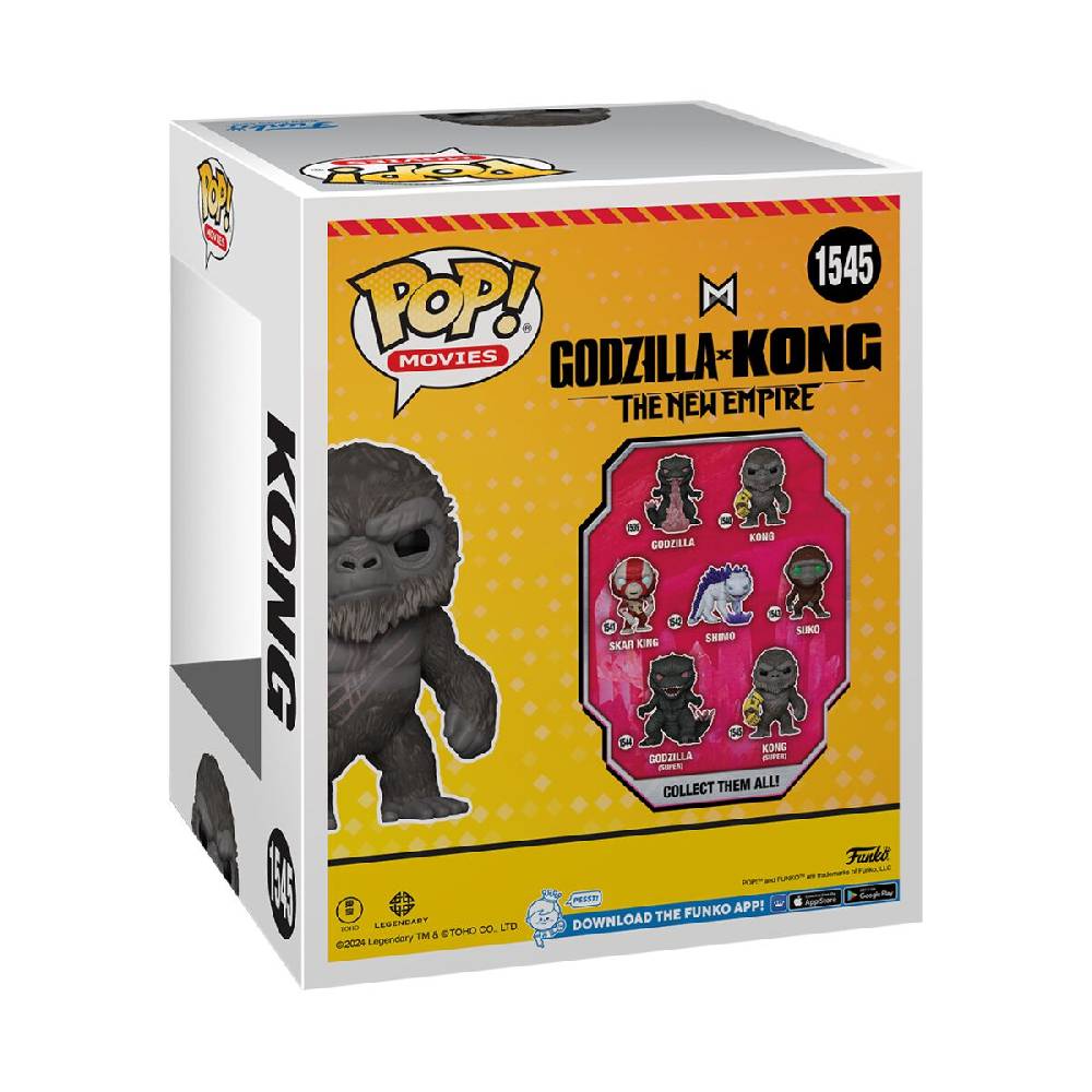 EMP "The New Empire - Kong (Super Pop!) Vinyl Figur 1545" Funko Pop! Multicolor Von Godzilla Vs. Kong