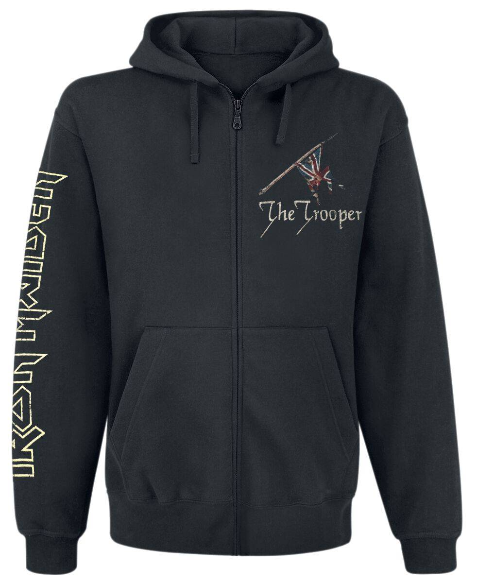 EMP "The Trooper Flag" Kapuzenjacke schwarz von Iron Maiden