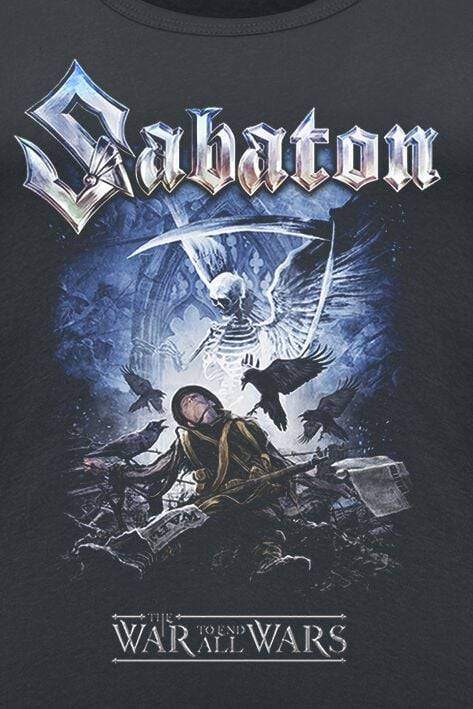 EMP "The War To End All Wars" Tank-Top Schwarz Von Sabaton