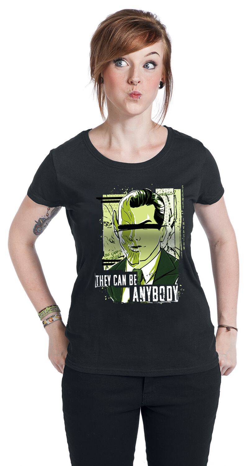 EMP "They Can Be Anybody" T-Shirt Schwarz Von Secret Invasion